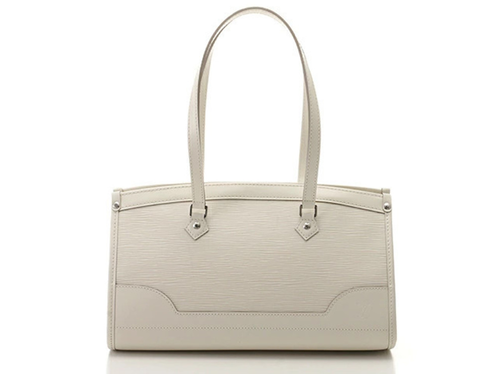 LOUIS VUITTON bag Madeleine shoulder Epi leather Ivory White white